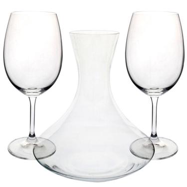 Imagem de Conjunto Decanter 1,5L e 2 Taças para Vinho 450ML Bohemia 57283