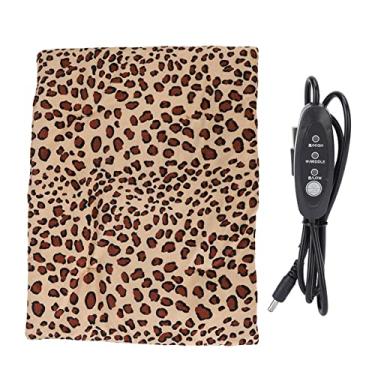 Imagem de Almofada de aquecimento USB, almofada de aquecimento el¨¦trica de 18,5 x 14,6 polegadas, almofada de aquecimento de pano el¨¦trico lav¨¢vel e dobr¨¢vel, almofada de aquecimento de 3 n¨ªveis, almofada