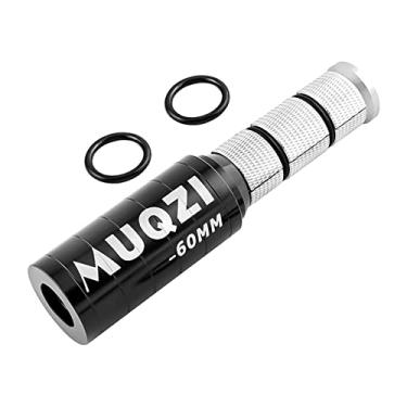 Imagem de Vaveren 1 conjunto de garfo de bicicleta haste estendida pescoço estendido, 1 1/8" 28,6 mm adaptador de cabeça para guidão adaptador de bicicleta para extensão de haste, mountain bike, BMX, preto 123 x 60 mm