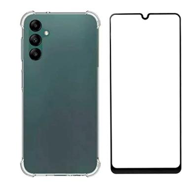 Imagem de Kit Capinha Capa Antiqueda Compatível com Samsung Galaxy A14 5G + Película Frontal 3D Vidro