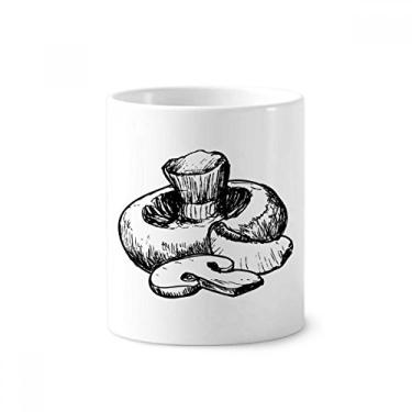 Imagem de Suporte de caneta de escova de dentes com estampa realista Swamm Line com suporte de cerâmica