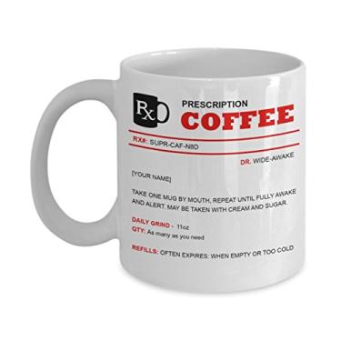 Imagem de Caneca de Perscrição Personalizada - Caneca de Café Personalizada - Caneca Future Doctor - Chá Divertido Cacau Quente - Ideia de