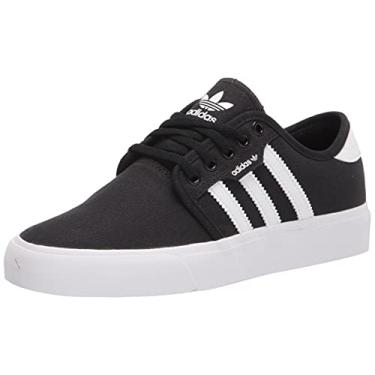 Tênis couro adidas sales skateboarding seeley preto