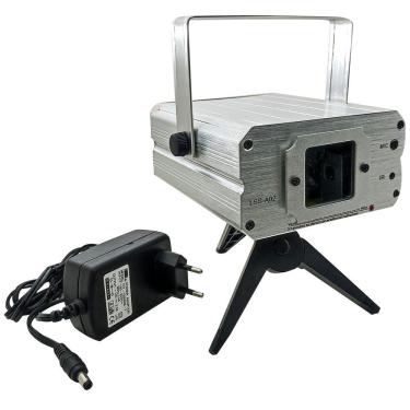 Imagem de Laser Raios Projetor Holográfico Verde Vermelho Luz de Festa Dj Baladas Bivolt 250mw