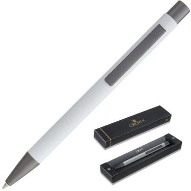 Imagem de Caneta Esferográfica CROWN GOTHIC Luxo Premium Branco