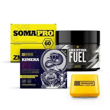 Imagem de Kit Creatina Fuel 150g + Kimera Night + Soma Pro + Porta Cáps-Unissex