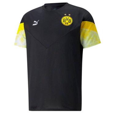 Imagem de Camiseta Puma BVB Iconic MCS Football Masculino - Preto e Amarelo