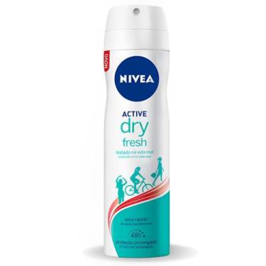 Imagem de Desodorante Nivea Aerosol Active Dry Fresh 48 Horas 150 Ml
