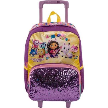 Imagem de Mochila de Rodinhas Sestini M Plus Meow Colorido