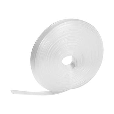 Imagem de Bettomshin 1 peça de conduíte de tubo termorretrátil PE 1 cm de diâmetro de 90 metros de comprimento tubo isolado relação de envoltório de tubo 2: 1 manga de cabo elétrico para proteção de isolamento de longa duração transparente