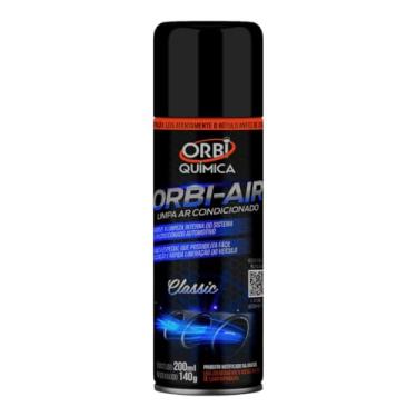 Imagem de Spray Higienizador Orbi-Air Limpa Ar Condicionado Automotivo Fragrância Classic - Orbi Química