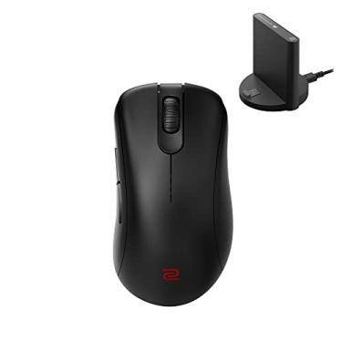 Imagem de Mouse BenQ ZOWIE WIRELES EC2-CW para e-Sports, sensor 3370, simétrico para destros, tamanho grande, 3.0 plug & play