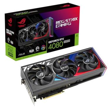 Imagem de ASUS Placa gráfica ROG Strix GeForce RTX™ 4080 Super Gaming (PCIe 4.0, 16GB GDDR6X, DLSS 3, HDMI 2.1a, DisplayPort 1.4a, câmara de vapor, placa traseira ventilada maciça, detecção de energia,