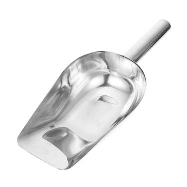 Imagem de Garneck pá de gelo de aço inoxidável pequena máquina de cubos de gelo pinça de bufê mini máquina de gelo máquina de fazer gelo colher de farinha de cozinha colher de utilidade