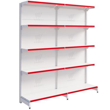 Imagem de Gôndola Fit 40 Parede 1 Inicial E 1 Continuação 2,02m Farmácia Comercio - Amapá