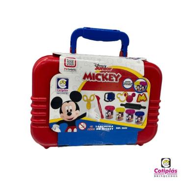 Imagem de Lancheira Mickey Disney Junior Kit Massinhas Maleta Escolar