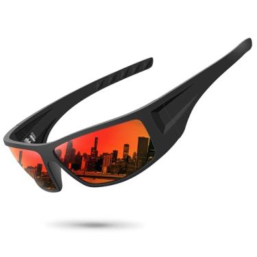 Imagem de Óculos de sol esportivos polarizados para homens Ofwin, armação inquebrável, proteção UV, dirigir, ciclismo, pesca, óculos de sol, standard