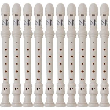 Imagem de Kit 100 Flautas Doce Barroca FL 20B New York