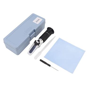 Imagem de Testador De Porcentagem De álcool, Refratômetro De Teste De álcool Refratômetro Brix Meter Com Função De Compensação Automática De Temperatura Para Produção De Vinho, Hidrômetro Na Produção De Vinho E