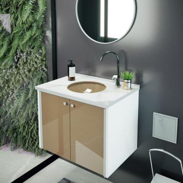 Imagem de Gabinete Fenix Le Blanc 60cm Moderno Branco