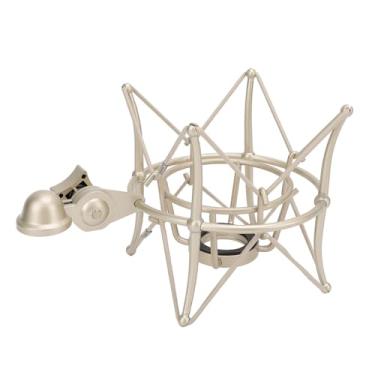 Imagem de Montagem de Choque de Microfone, Suporte de Montagem de Choque de Aranha Antivibração, Clipe de Suporte de Montagem de Choque de Suspensão para a Maioria Dos Mics Condensadores