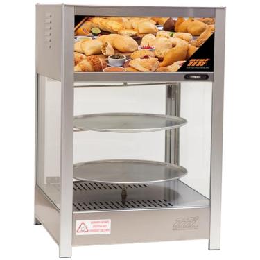 Imagem de Estufa Para Salgados Giratória 2 Bandejas A Vapor Display Titã