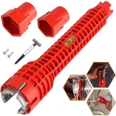 Imagem de Chave Hidraulica Instalar Rosquear Trocar Pia Torneira Grifo