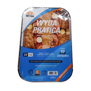 Imagem de Embalagem de Alumínio D8 1500 Ml 10 Unidades Wyda