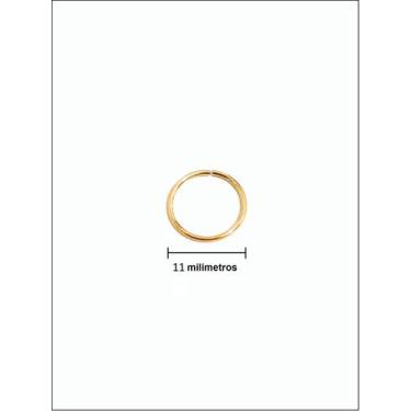Imagem de Piercing Septo Nariz Argola Ouro 18k 750 11mm - Golden Maison Joias, A