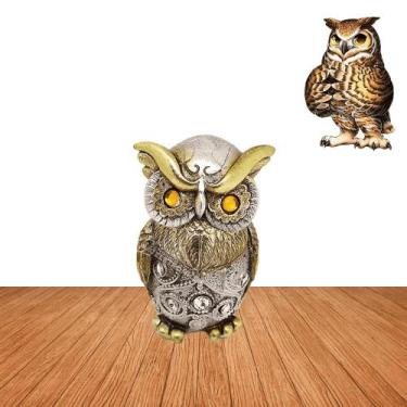 Imagem de Coruja Estatueta Enfeite Decoração Corujinha Ideal Para Decorar MCJA02