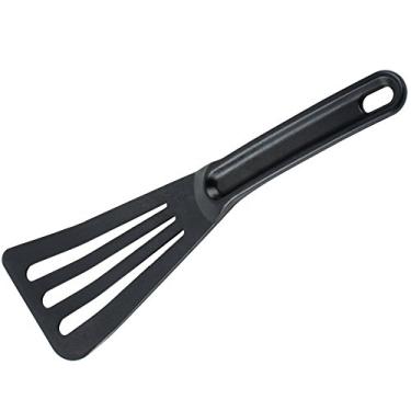 Imagem de Mercer Culinary Hell's Tools Espátula com fenda de alta temperatura, 30 cm x 8,8 cm, preta