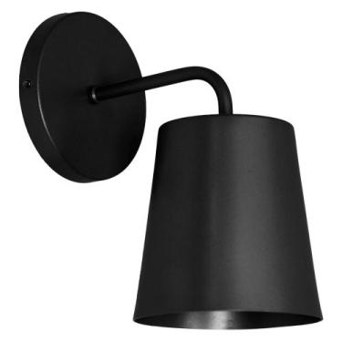 Imagem de Arandela Luminária De Parede Balde Moderna Cama Quarto Preto - Singlel
