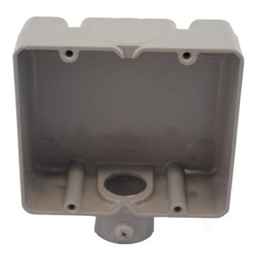 Imagem de Condulete Versatil E-Duplo 3/4 S/Rosca S/Tampa Tramontina, Cinza