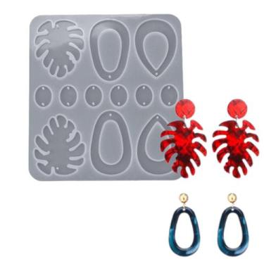 Imagem de Molde De Silicone Formato Brinco Modelo 3 - Ohana Quimicos