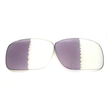 Imagem de Lentes de substituição Galaxy para Oakley Holbrook Metal OO4123 (não Holbrook normal) Polarizadas 100% UVAB, Fotocromático (muda de cor transparente para cinza escuro), regular