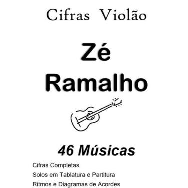 Imagem de Apostila Zé Ramalho para Violão - 46 músicas  cifras, solos e ritmos