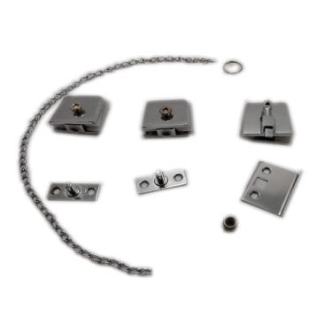 Imagem de Kit bascula acessórios completo para vidro temperado Blindex - De acor