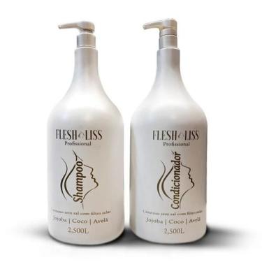 Imagem de Shampoo e Condicionador Profissional Flesh Liss 