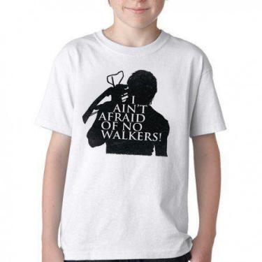 Imagem de Camiseta Infantil ou adulto The Walking Dead Afraid  Blusa Criança tod