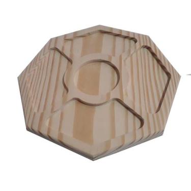 Imagem de Petisqueira formato octagonal DECPET977 - Decora Lar Doce Lar