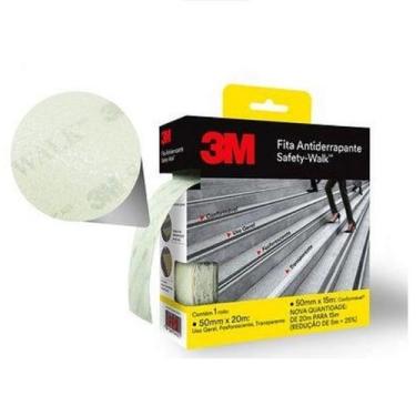 Imagem de Fita Antiderrapante Safety WALK Transparente 50MM X 20M - 3M