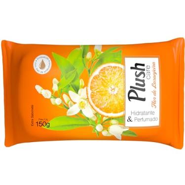 Imagem de Plush Care, Sabonete em Barra para mãos e corpo, Aroma Flor Laranjeira, 150g