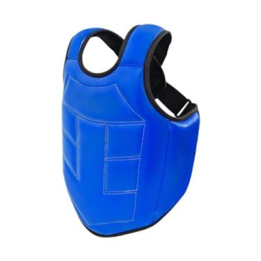 Imagem de rockible Protetor de peito de boxe Taekwondo Colete protetor Acessórios Proteção corporal Protetor de costela para esportes Treino Academia em casa , S