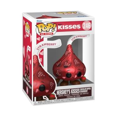 Imagem de FUNKO Pop! AD Ícons: Hershey Hearts's - Strawberry and Creme Kiss - Hershey's - Figura de vinil colecionável - ideia de presente - Mercadoria Oficial - Brinquedos para crianças e adultos - Ad Icons
