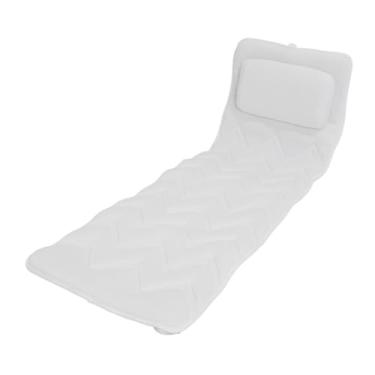 Imagem de Almofada de Banho de Corpo Inteiro para Banheira, Almofadas de Banho para Banheira, Pescoço, Ombro, Suporte para Costas, Almofada de Banheira de Corpo Inteiro de Secagem Rápida