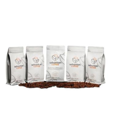 Imagem de Café Especial - Kit Grãos - 5 Un.500g Marca Sebastian Coffee - Sebasti