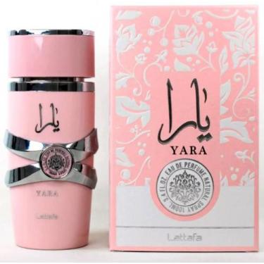 Imagem de Perfume Árabe Lattafa Yara Rosa Feminino 100ml Original