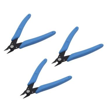 Imagem de Joyangy Conjunto de 3 peças de mini cortadores de fio nivelados, pequenos alicate de corte micro diagonal para fabricação de joias, eletrônicos, filamento de impressora 3D minúsculo, laços com zíper