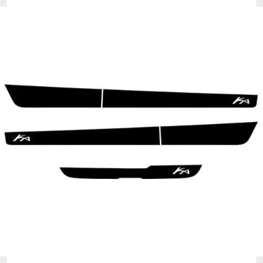 Imagem de Faixa Compatível Com Ka Hatch 2015/2021 Lateral + Traseiro - SPORTINOX