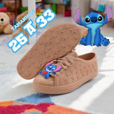 Imagem de Tênis Infantil Menina Stitch 25 ao 32 Confortável  - LG KIDS, Nude fos